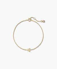 Letter Bracelet-14k Yellow Gold / S / 6-7 inches