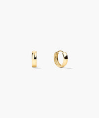 Bold Huggie Hoops-18k Gold Vermeil