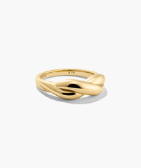 Brioche Ring-18k Gold Vermeil / 4