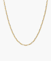 Mini Paperclip Necklace-18k Gold Vermeil / 16 inches
