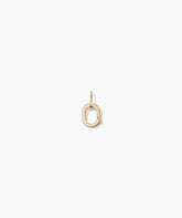 Oval Charm Enhancer-10k Yellow Gold
