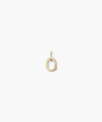 Oval Charm Enhancer-10k Yellow Gold