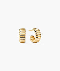 Charlotte Bold Hoops-18k Gold Vermeil