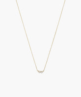 Celeste Lab Grown Diamond Cluster Necklace-14k Yellow Gold / Lab Grown Diamond / 16-18 inches