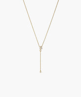 Celeste Lab Grown Diamond Lariat Necklace-14k Yellow Gold / Lab Grown Diamond / 16-18 inches