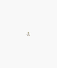 Single Diamond Mini Stud-10k Yellow Gold / Natural Diamond / Butterfly Back