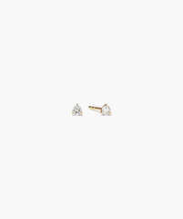 Diamond Mini Studs-10k Yellow Gold / Natural Diamond