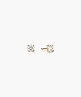 Lab Grown Diamond Round Studs 0.5 TCW-14k Yellow Gold / Lab Grown Diamond