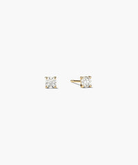 Large Diamond Studs-14k Yellow Gold / Natural Diamond