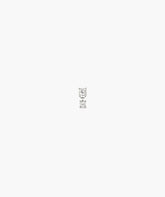Piercing Studio - Single Diamond Droplet Stud-14k White Gold / Natural Diamond