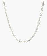 Tiny Pearl Necklace-18k Gold Vermeil / Pearl / 14-16 inches