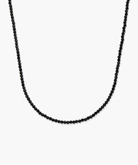 Feeling Lucky Charm Necklace-Black Spinel