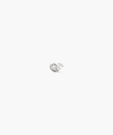 Piercing Studio - Two of Hearts Lab Grown Diamond Stud-14k White Gold / Lab Grown Diamond