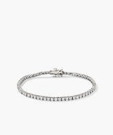Lab Grown Diamond Tennis Bracelet 2.5mm-14k White Gold / Lab Grown Diamond / 7.5 inches
