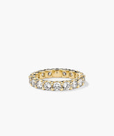 3.5mm Lab Grown Diamond Eternity Band-14k Yellow Gold / Lab Grown Diamond / 9.5