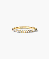 Lab Grown Diamond Eternity Band-14k Yellow Gold / Lab Grown Diamond / 4