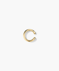 Single Duet Mixed Ear Cuff-18k Gold Vermeil, Sterling Silver