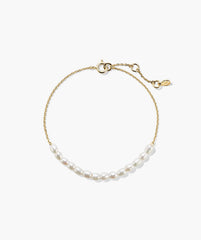 Tiny Pearl Bracelet-18k Gold Vermeil / Pearl / 6-7 inches