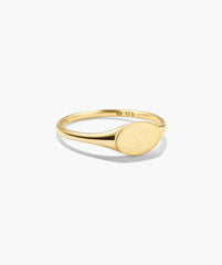 Signet Ring-10k Yellow Gold / 7