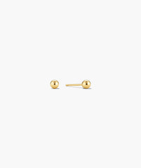 Sphere Studs-10k Yellow Gold