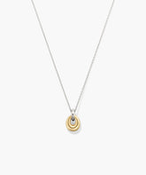 Jojo Loop Pendant Necklace-Sterling Silver, 18k Gold Vermeil / 16-18 inches