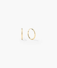 Small Hoops-10k Yellow Gold