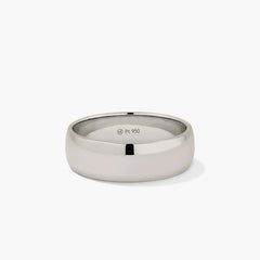 6mm Curve Band-Platinum / 12
