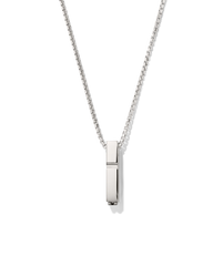 Cipher Letter Chain-Sterling Silver / S / 22 inches