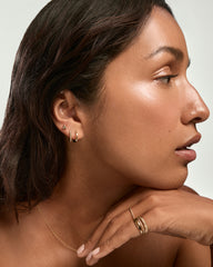 Spheres Cluster Studs-10k Yellow Gold
