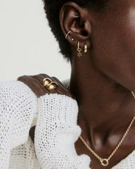 Bold Huggie Hoops-18k Gold Vermeil