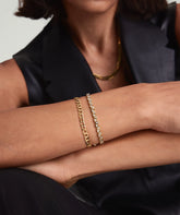 Patra Diamond Tennis Bracelet-14k Yellow Gold / Natural Diamond / 7 inches