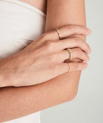 Dot Ring-14k Yellow Gold / 4
