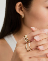 Dôme Figure Ring Pavé Diamond Bundle-4 / 4