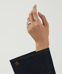 Charlotte Step Cut Signet Ring-14k Yellow Gold / 7