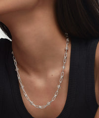 Base Chain Convertible Necklace-Sterling Silver / 20 inches