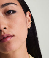 Single Bar Chain Stud-10k Yellow Gold