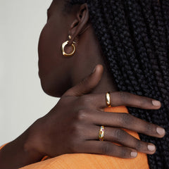 Toronto Mosaic Dôme Ring-14k Yellow Gold / Multi-Gemstone / 5