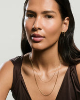 Oval Link Chain Necklace-18k Gold Vermeil / 16-18 inches