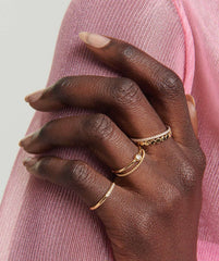 Beaded Ring-10k Yellow Gold / 8