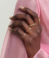 Dot Ring-14k Yellow Gold / 4
