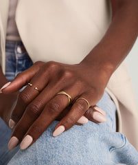 Duo Ring-14k Yellow Gold / 7