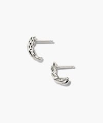 Bold Open Dôme Huggies-Sterling Silver