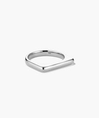 Bold Puzzle Stacking Ring-Sterling Silver / 10