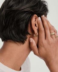 Charlotte Bold Hoops-18k Gold Vermeil