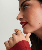 Charlotte Slim Ring-18k Gold Vermeil / 7