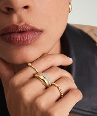 Thin Dôme Ring-14k Yellow Gold / 3