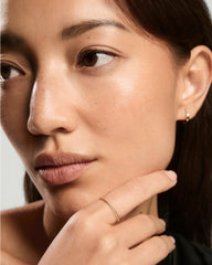 Twist Ring-14k White Gold / 7