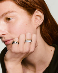 Bold Puzzle Stacking Ring-Sterling Silver / 10