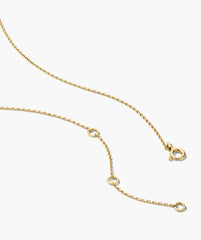 Two of Hearts Necklace-18k Gold Vermeil / Lab Grown White Sapphire