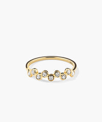 Ziggy Ring-Sterling Silver / Lab Grown Diamond / 4
